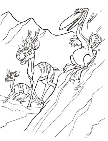 Reindeers  Coloring page