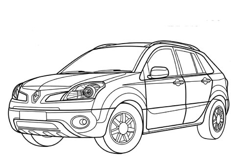 Renault Koleos  Coloring page