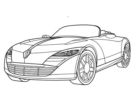 Renault Nepta  Coloring page