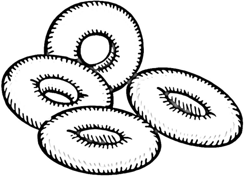 Russian Bagels  Coloring page