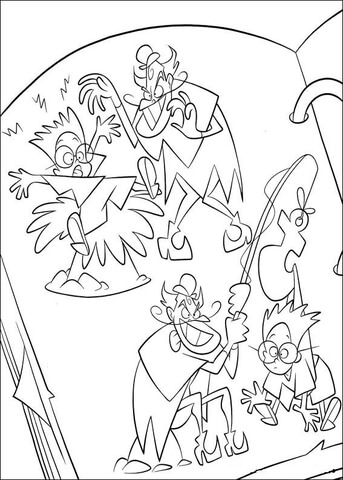 Scared Lewis  Coloring page