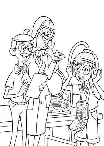 Lewis smart boy Coloring page