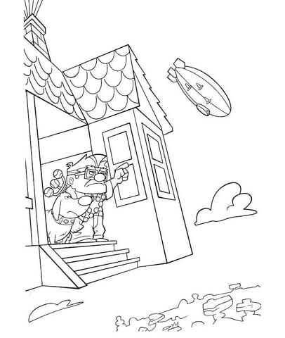 Spirit Of Adventure Is Leaving  Coloring page