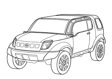 Suzuki Landbreeze  Coloring page