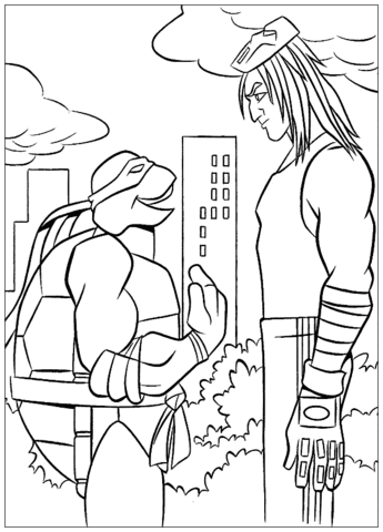 Talking To Casey  Coloring page