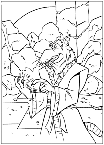 The Key  Coloring page