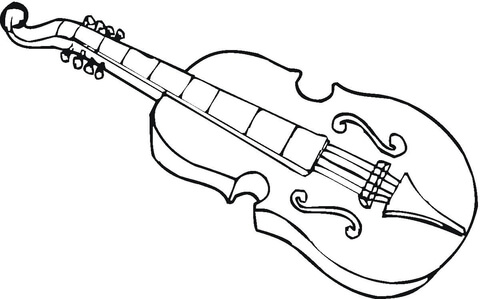 Viola  Coloring page