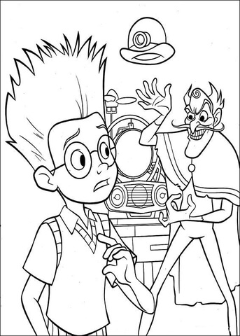 Worried Lewis  Coloring page