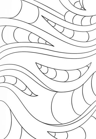 Abstract Pattern Coloring page