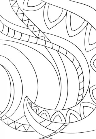 Abstract Pattern Coloring page