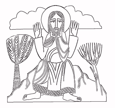 All Saints Day  Coloring page