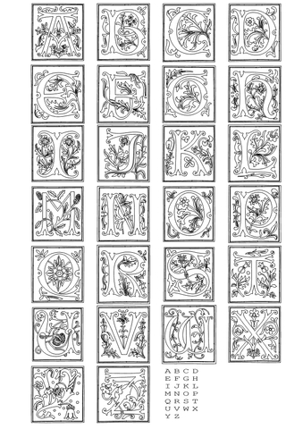 Full alphabet worksheet  2 Coloring page
