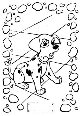 Angry Freckles Coloring page