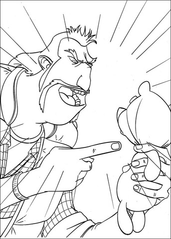 Shaw hunter Coloring page