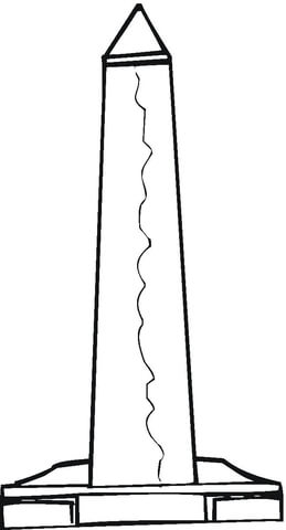 Obelisk  Coloring page