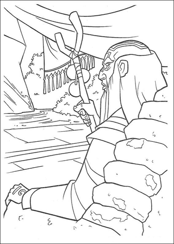 The King Coloring page