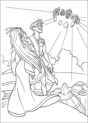 Magic stones Coloring page