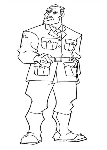 Lyle Tiberius Rourke Coloring page