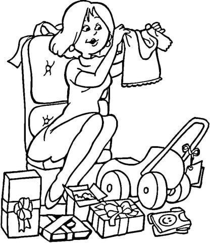 Baby Clothing  Coloring page