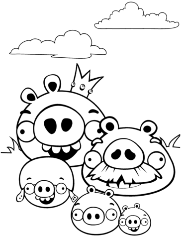 Bad Piggies Coloring page