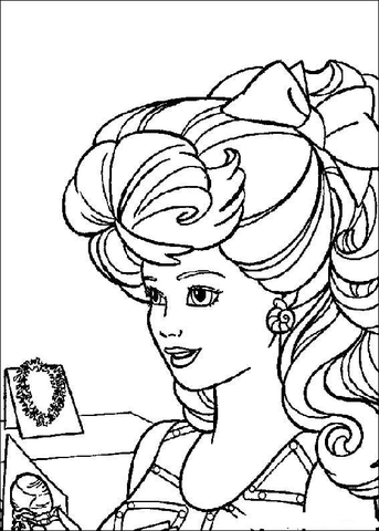 Barbie 28 Coloring page