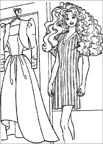 Barbie31 Coloring page