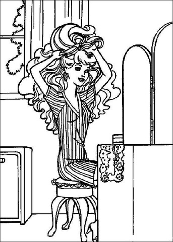 Barbie32 Coloring page