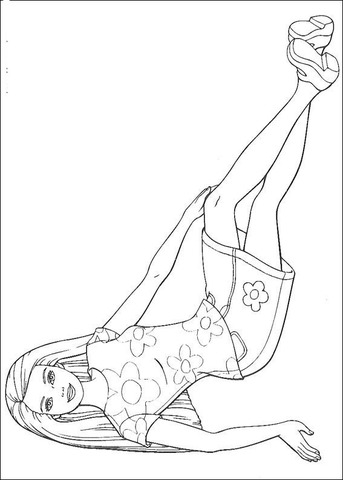 Barbie34 Coloring page