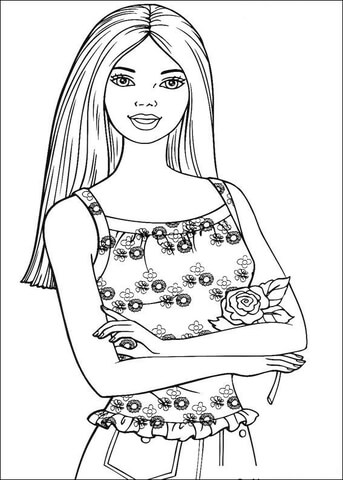 Barbie36 Coloring page