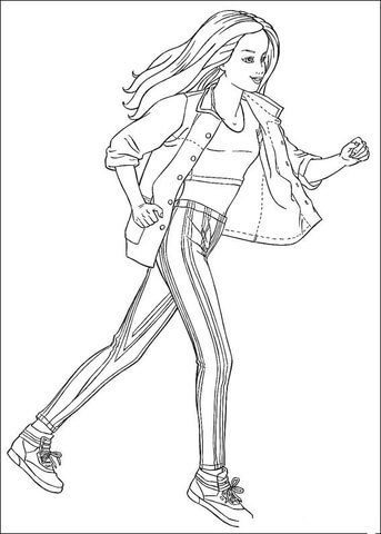 Barbie39 Coloring page