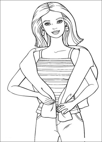 Barbie42 Coloring page