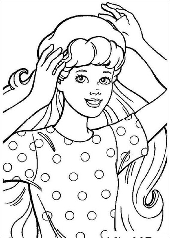 Barbie 5 Coloring page