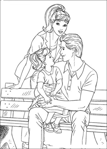 Barbie 62 Coloring page