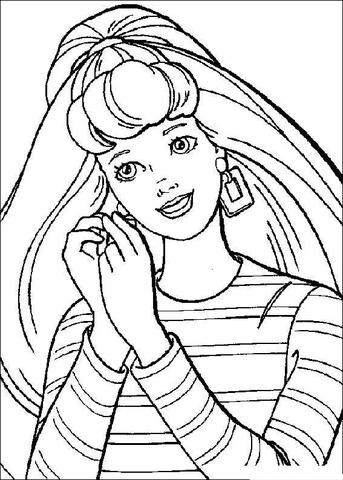 Barbie 7 Coloring page