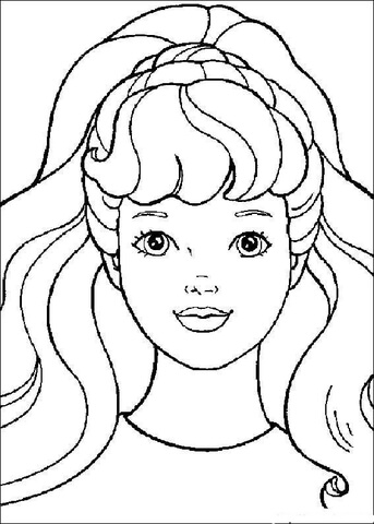 Barbie 8 Coloring page