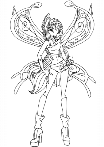 Believix Musa Coloring page