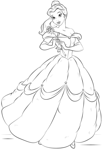 Belle Coloring page