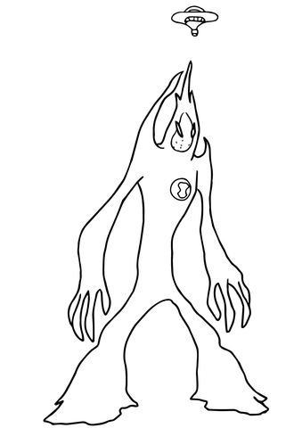 Ben 10 Alien Force Goop Coloring page