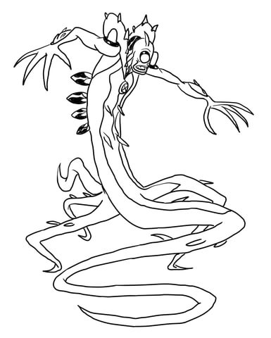 Ben 10 Wildvine Coloring page