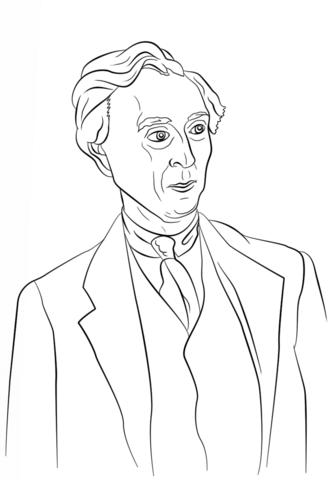 Bertrand Russell Coloring page