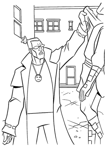 Big Boss  Coloring page