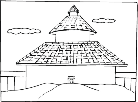 Big Bungalow  Coloring page