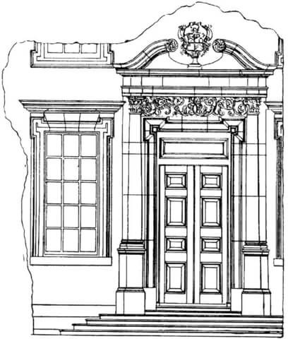 English House  Coloring page