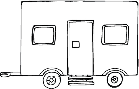 Big Trailer  Coloring page