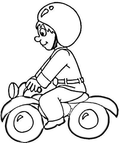 Bike Helmet Coloring page