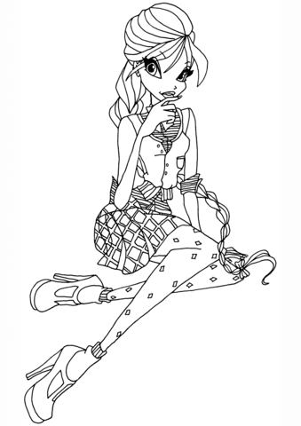 Bloom School Coloring page