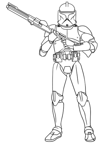 Boba Fett Coloring page