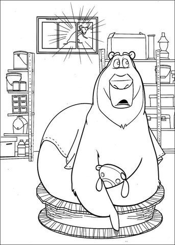 Boog bear Coloring page