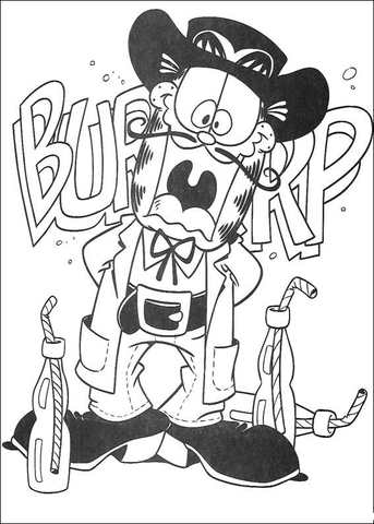 Burp  Coloring page