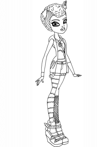 Cartoon Howleen Coloring page